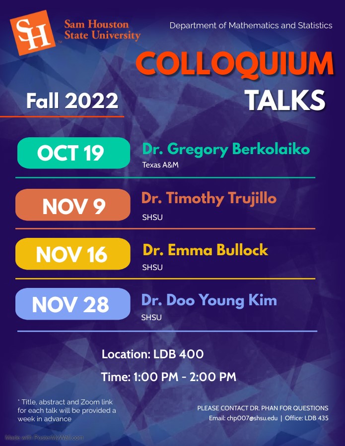 Colloquium Talks